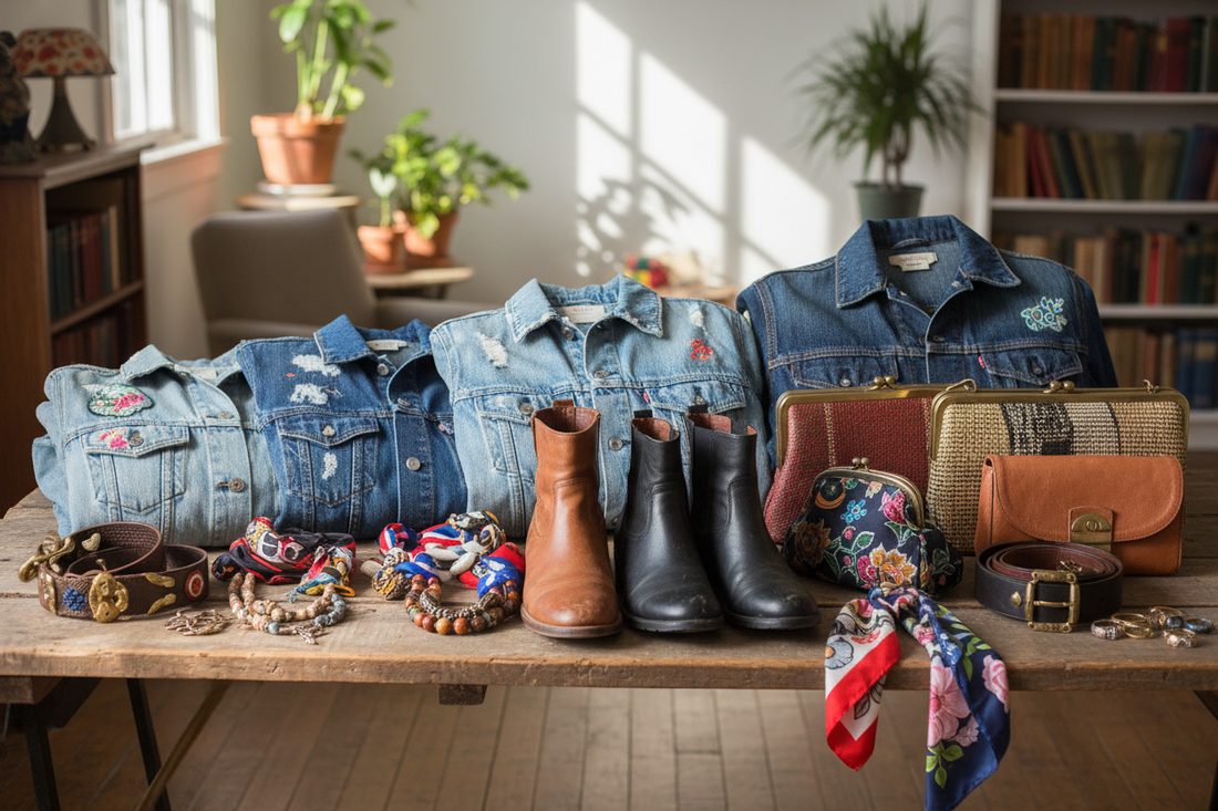 Second-hand thrifting and preloved clothing