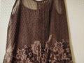 D'closet women's sheer top short lace camisole size S chocolate brown