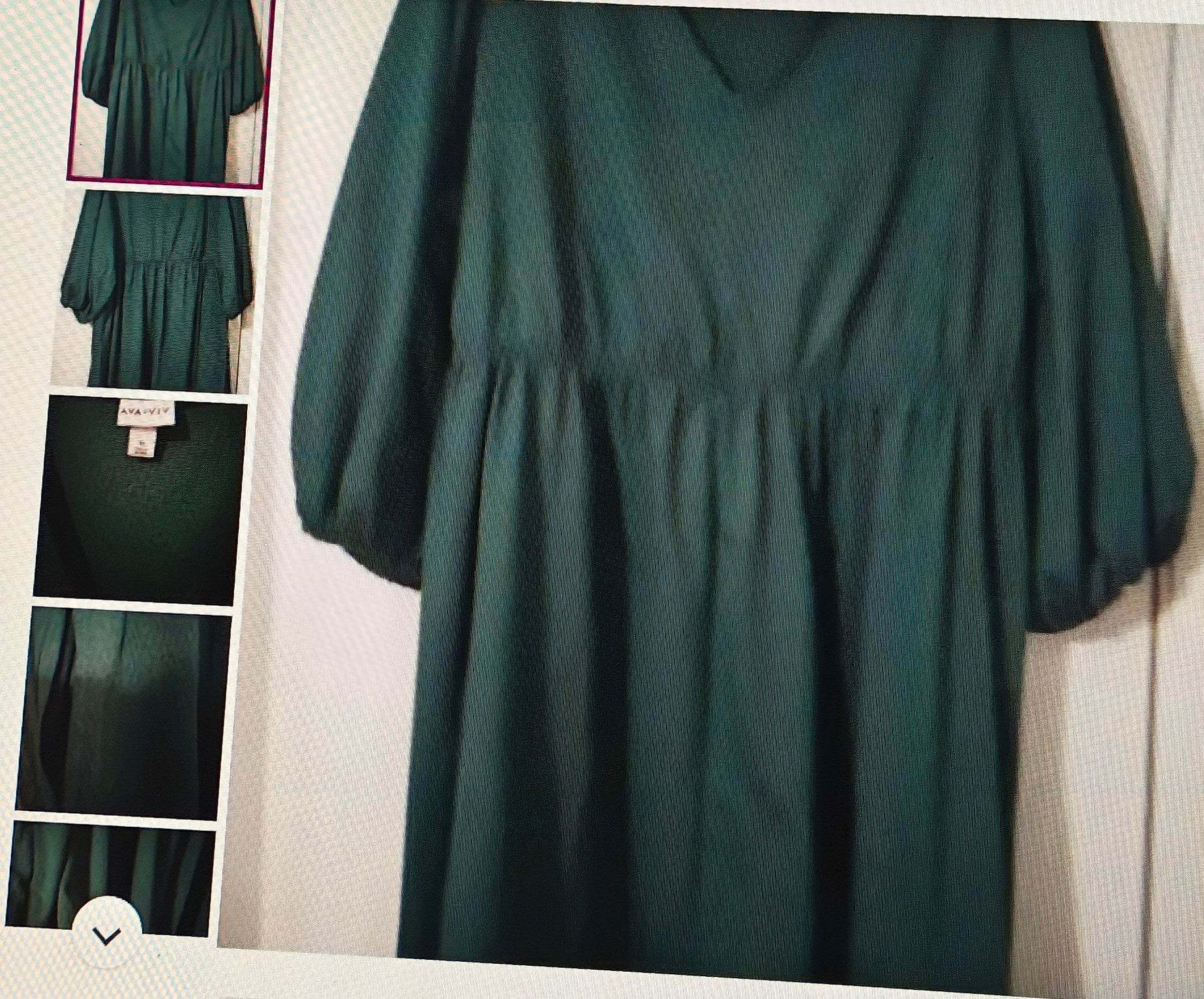 Ava & Viv women's dress size 1X long sleeves side pockets spring wear funtime