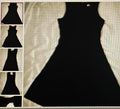 Old Navy Black Sleeveless Mini Dress Size M Zipper Closure