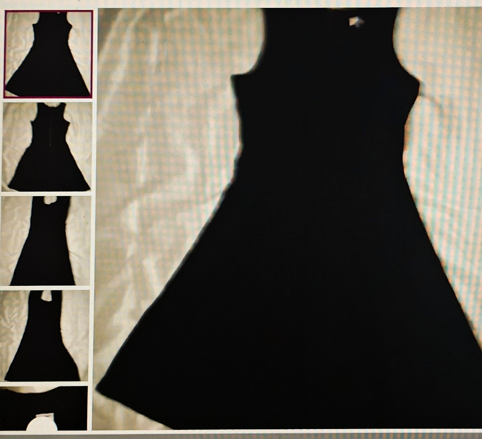 Old Navy Black Sleeveless Mini Dress Size M Zipper Closure