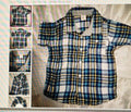 Old Navy boy's collared short sleeves shirt size 3T multicolor stripes fun wear