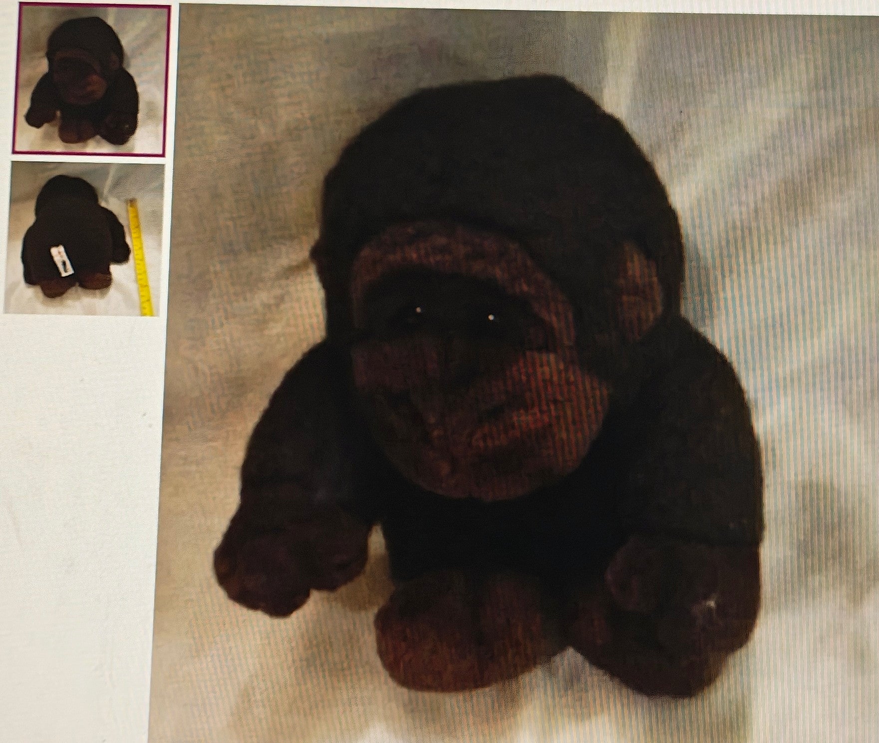 FAO Schwarz Brown Stuffed Gorilla
