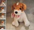 Cuddly Canine Plush Toy - Tan and White
