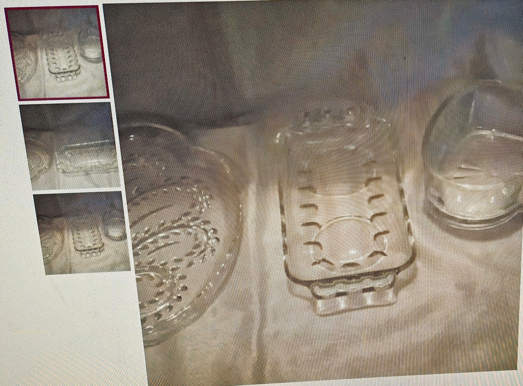 Clear plastic packaging with detailed design, shown from multiple angles.