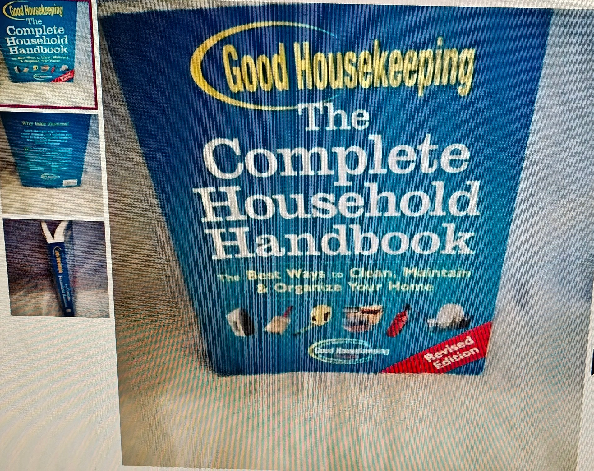 Good Housekeeping Complete Household Handbook on a white surface