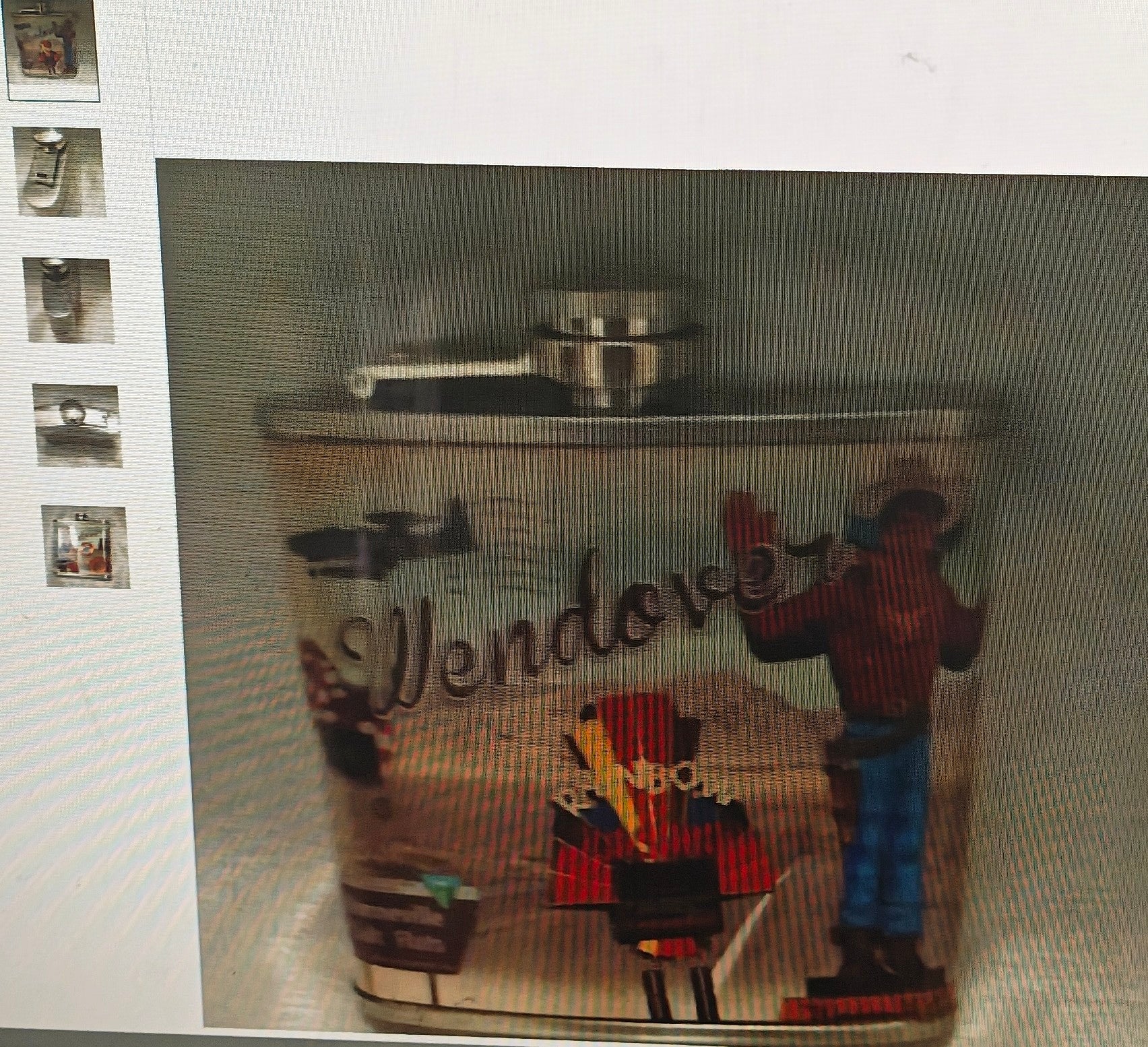 Source Unknown Vintage Wendover Souvenir Flask