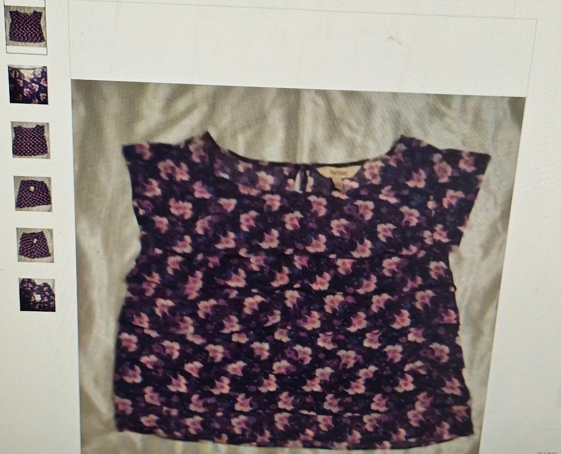 Decree women's top sleeveless size L purple/pink