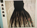 SLNY Fashions New York women's dress size 8 black/purple sleeveless
