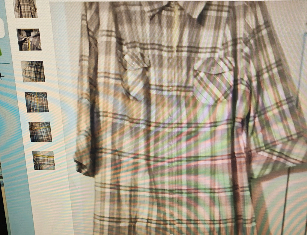 Lane Bryant women's blouse size 18-20 stripe with silver glitter multicolor boho romper