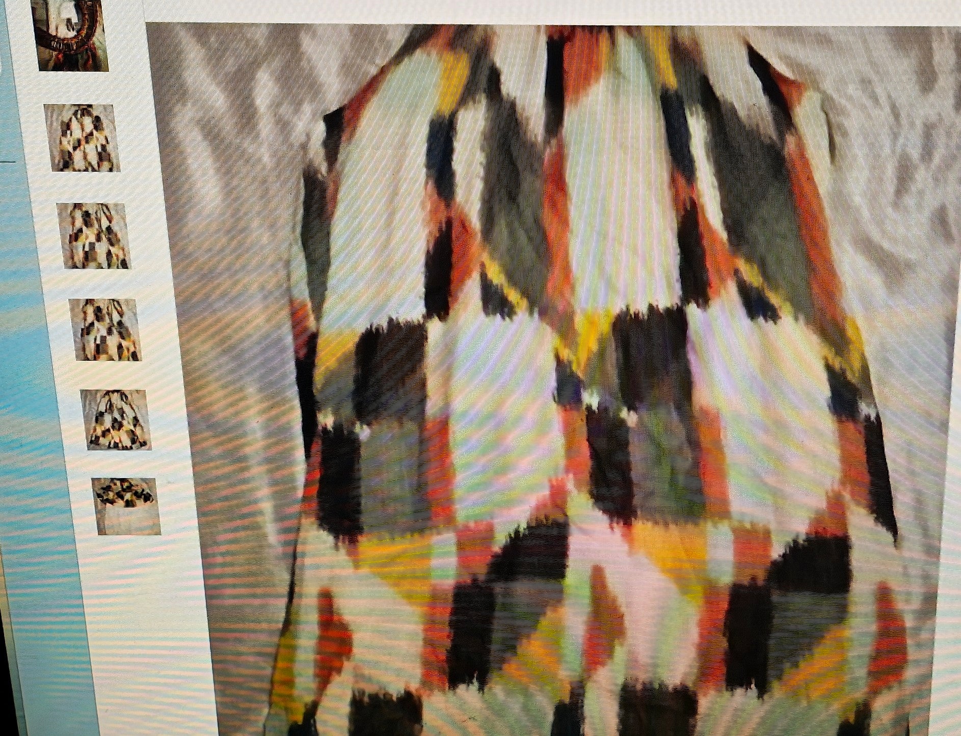 HD In Paris women's sleeveless dress above the knee multicolor size 4
