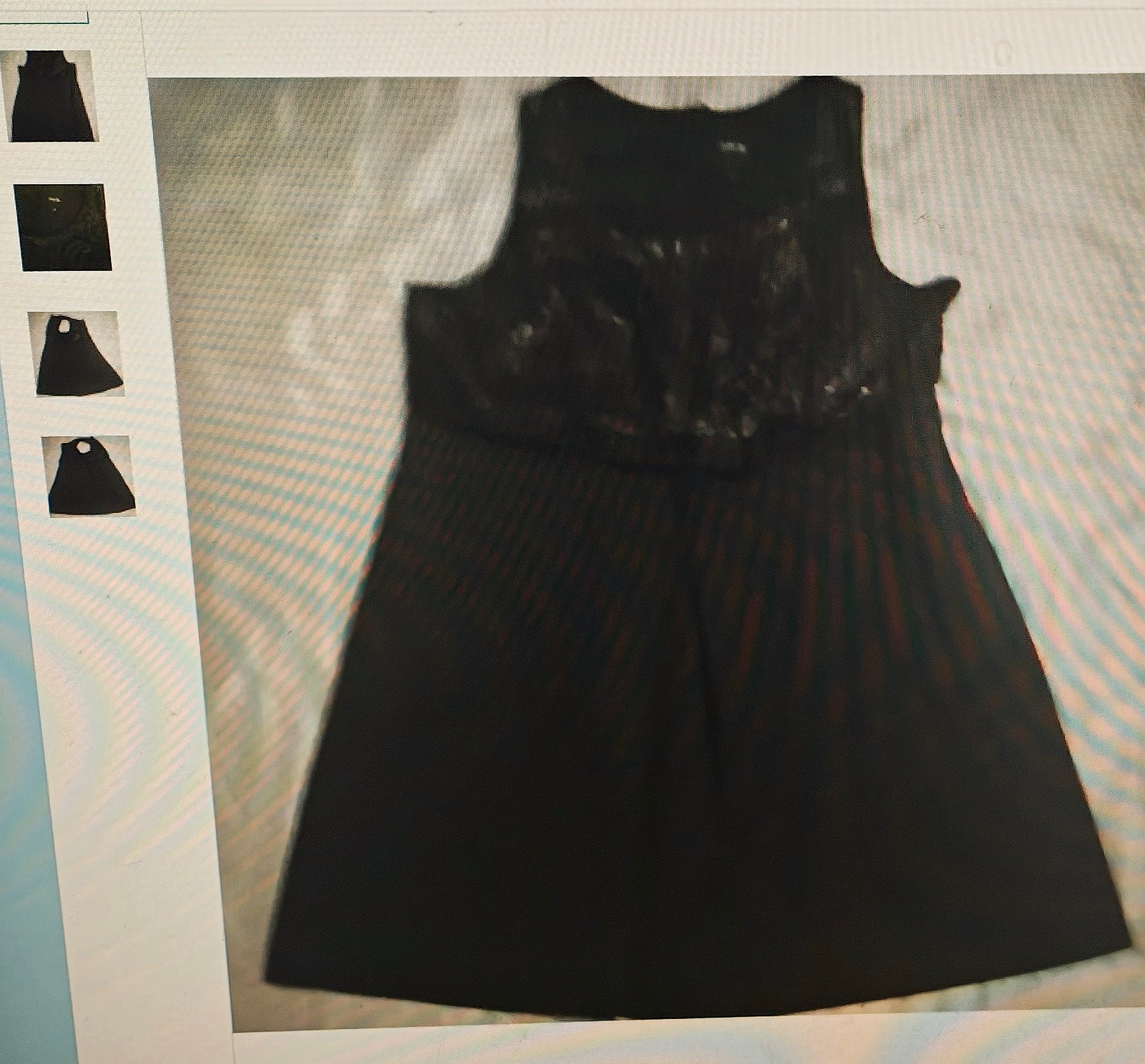 Isabel Toledo for Lane Bryant women's black sequence dress size 26 sleeveless
