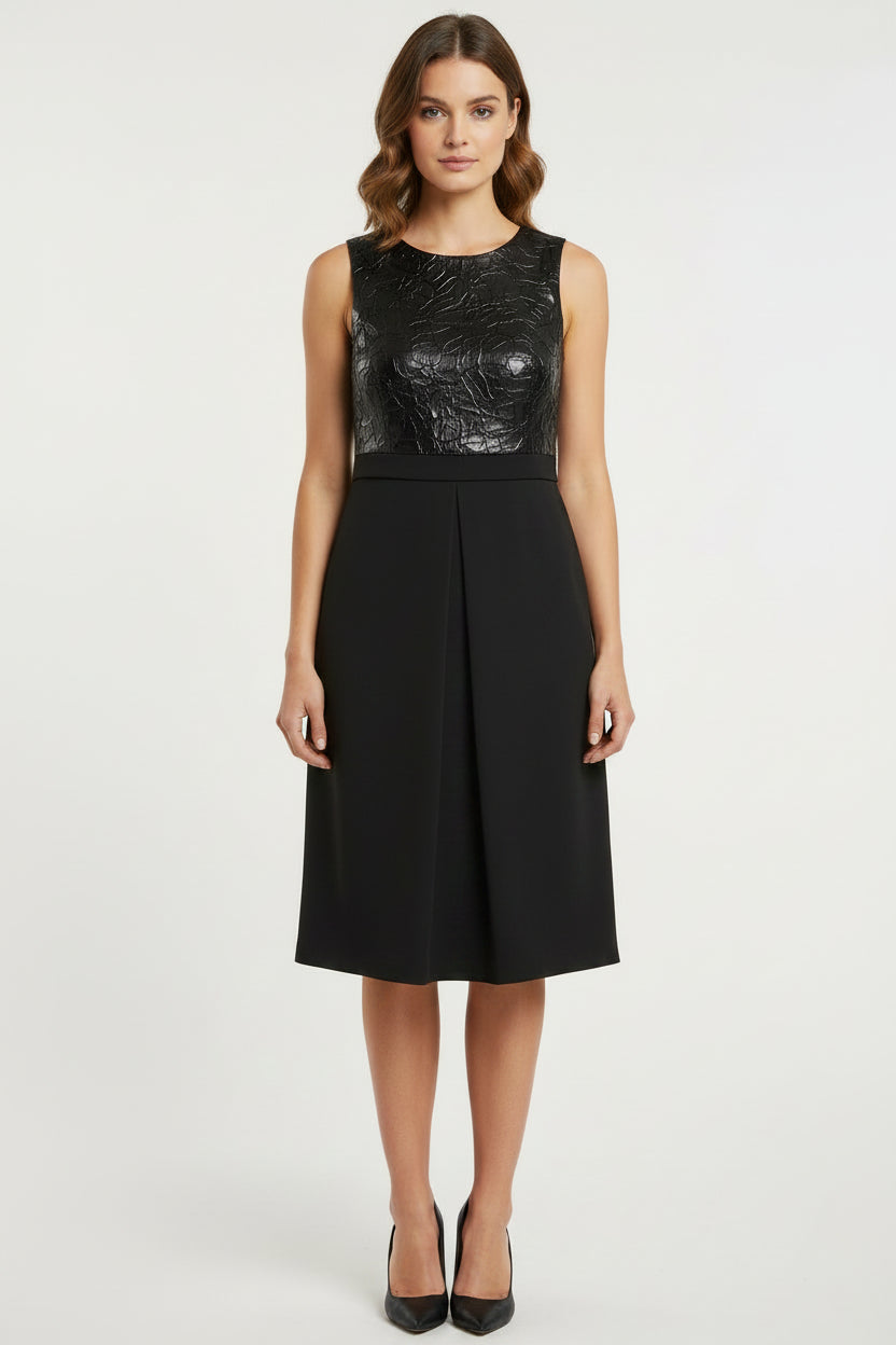 Isabel Toledo for Lane Bryant women's black sequence dress size 26 sleeveless