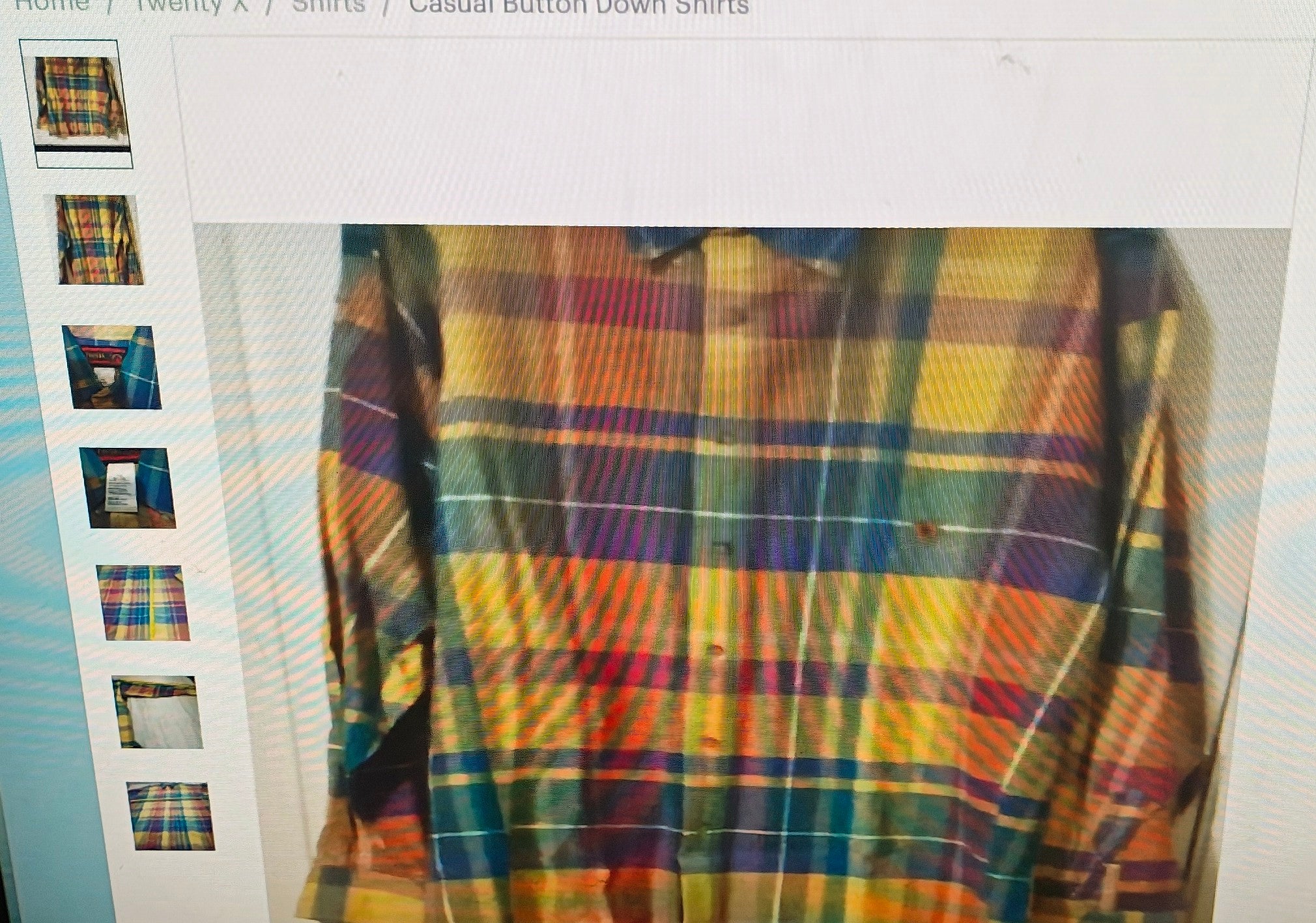 Men's long sleeves Twenty X shirt multicolor size XXL menswear casual wear
