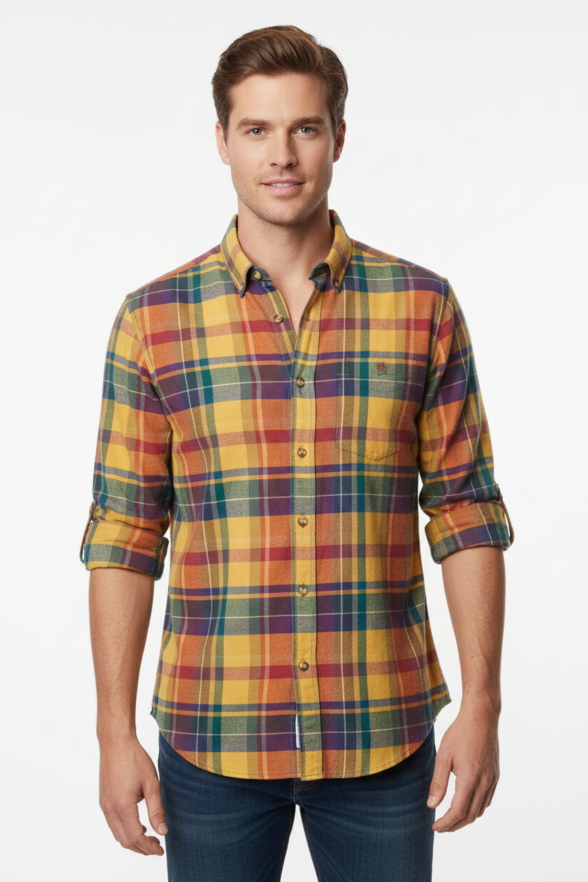 Men's long sleeves Twenty X shirt multicolor size XXL menswear casual wear