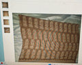 Bajra Wrap Silk Scarf Handmade In Nepal 68"L 39"W Chic Brown Patterned
