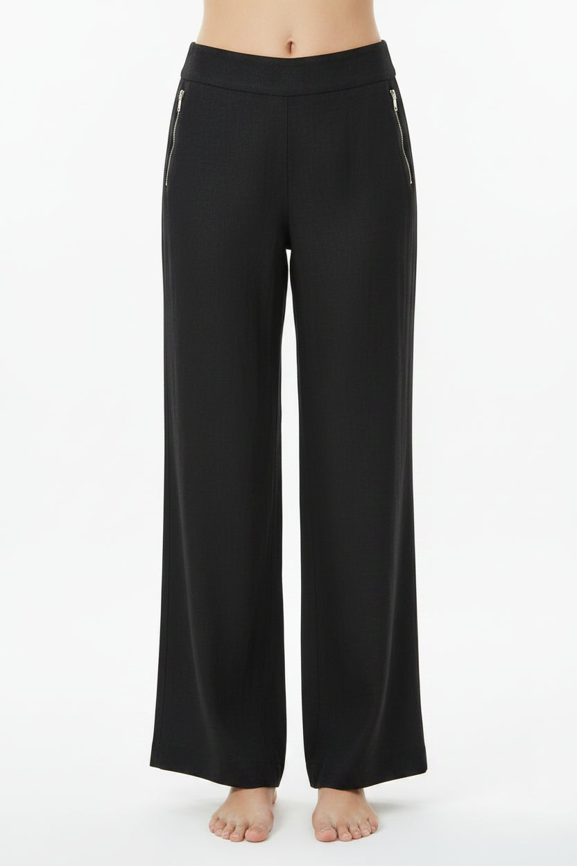Akris Classic Blackish/Greyish Apparel Women Linen Pants Size 12