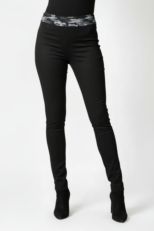 Bou Jee Legs women's spandex workout tights black/grey size L/XL goth grunge wear