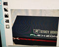 Stacy Adams Flex-Zon product packaging with brand logo on a textured surface.