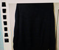 Alan Flusser Long Sleeves V-Neck Black Sweater for Men SizeXL
