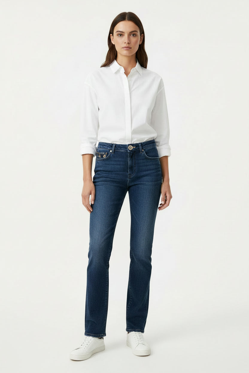 LRL Lauren Jeans Co Ralph Lauren Trendy Denim Pants Size 14