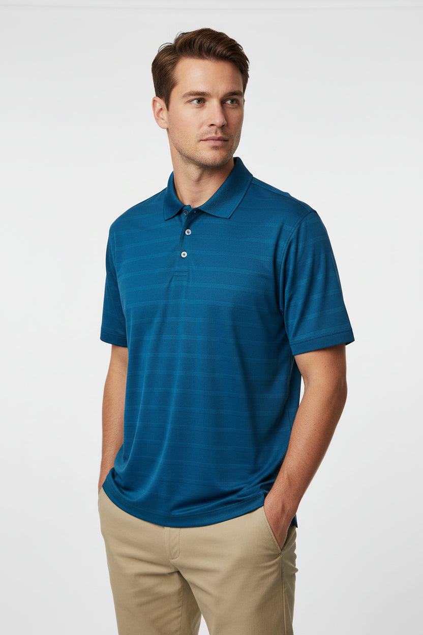 Land's End Outfitters men's polo short sleeves shirt size XXL blue
