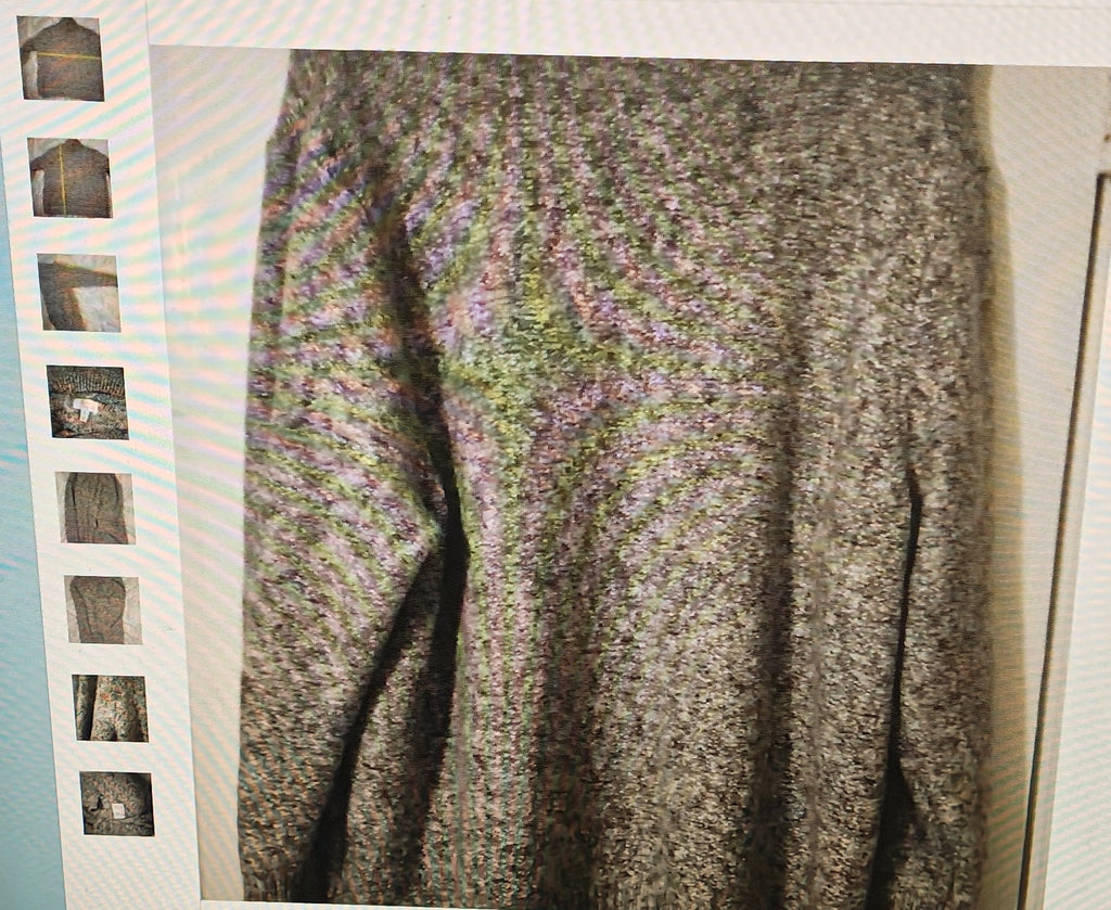 Close-up of a textured fabric with a white border