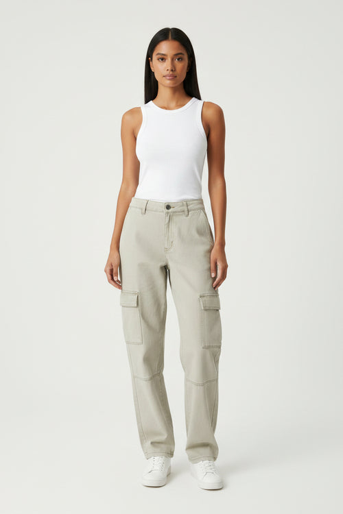 Aeropostale Women Relaxed Fit Light Blue Cargo Jeans size 8