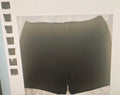 Black shorts on a white background