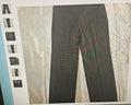 Talbots women's stretch pants size 10 grey with light burgundy brown pattern
