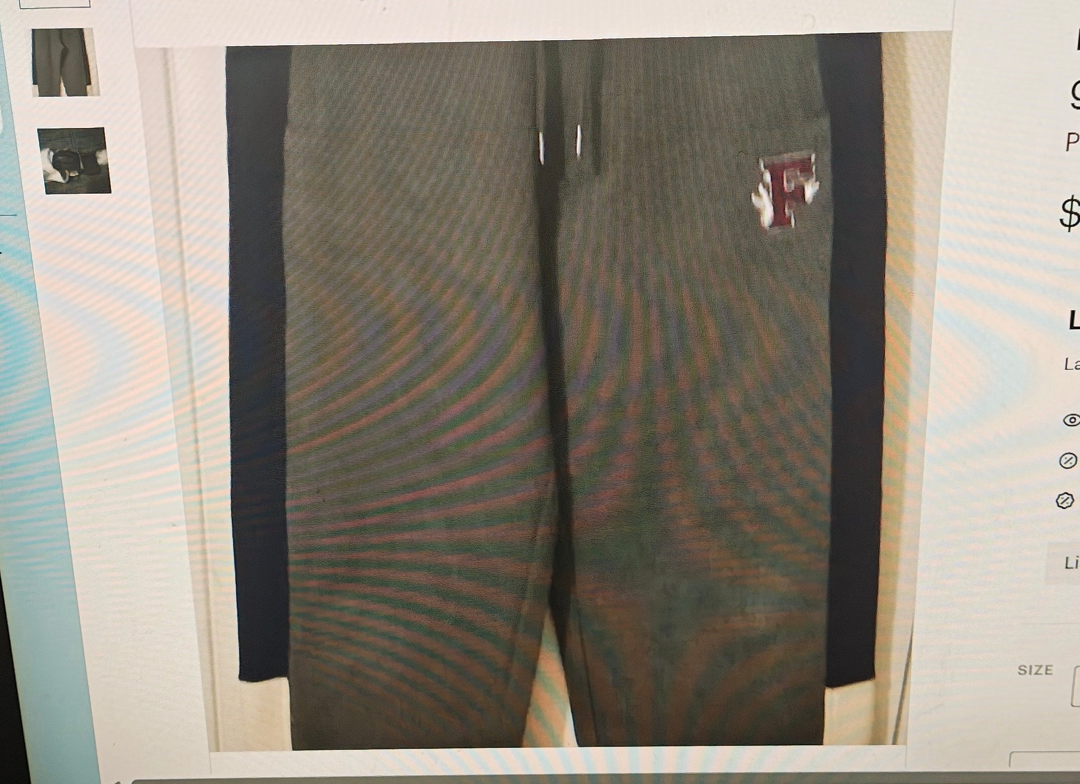men's sweatpants Puma size 48/50 track pants grey purple & cream joggers athletic
