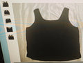 Adrianna Papell Evening Essentials black shell tank top sheer w/lining size 3X
