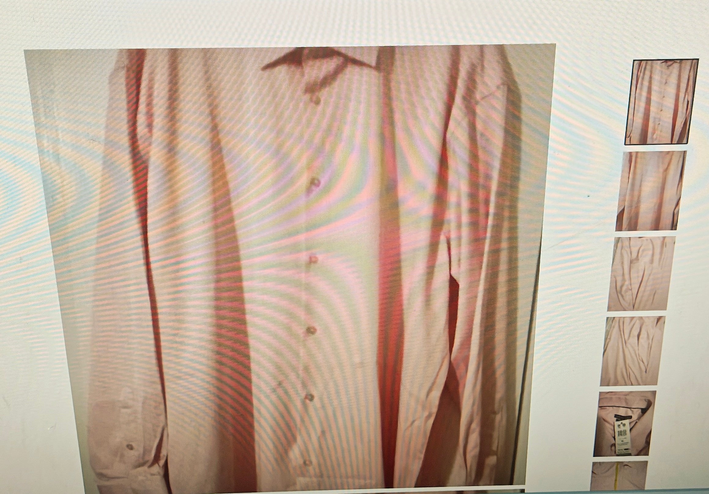New Geoffrey Beene men's pink shirt long sleeves button up size XL business party wear
