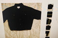 YMI With Love women's black denim jacket size M goth grunge work or fun

