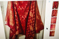 New Palkhi Fashion women's silk scarf 80"long 32"wide boho grunge indie

