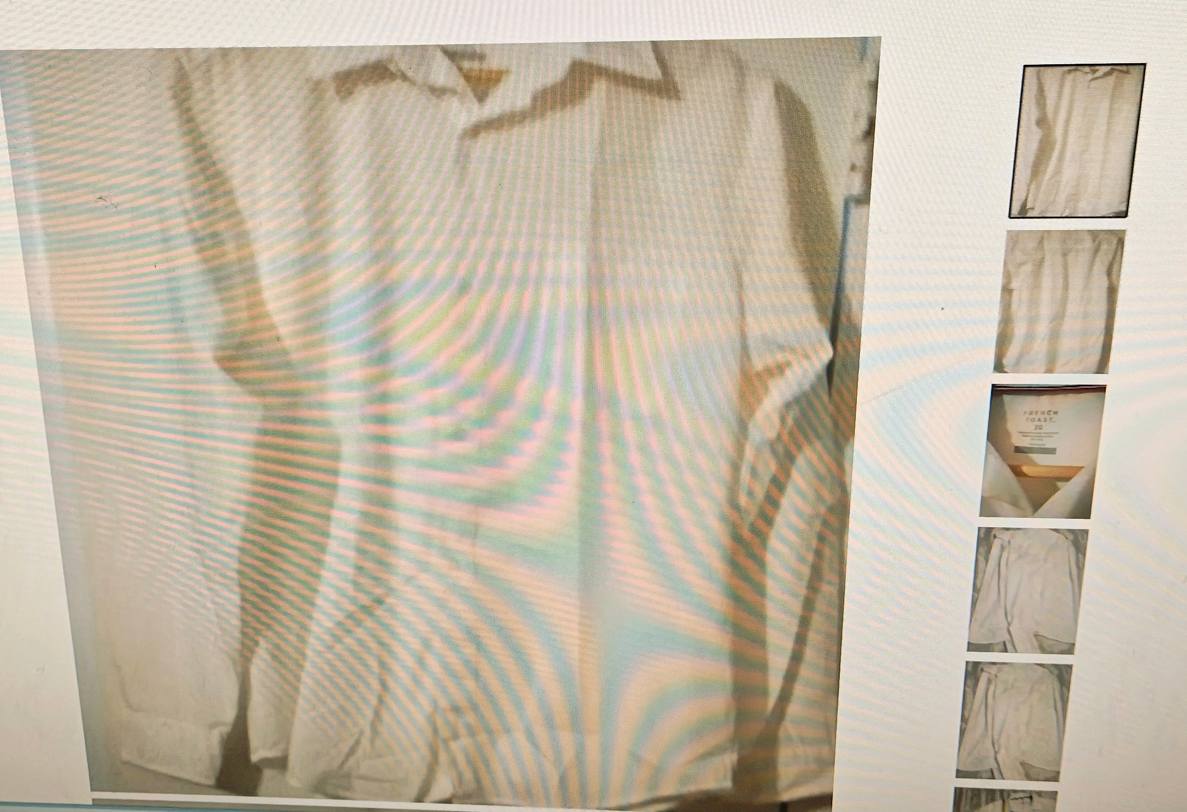 French Toast unisex shirt size 20 white long sleeves work school wear
