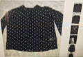Banana Republic women's size M sheer long sleeves top goth grunge boho summer
