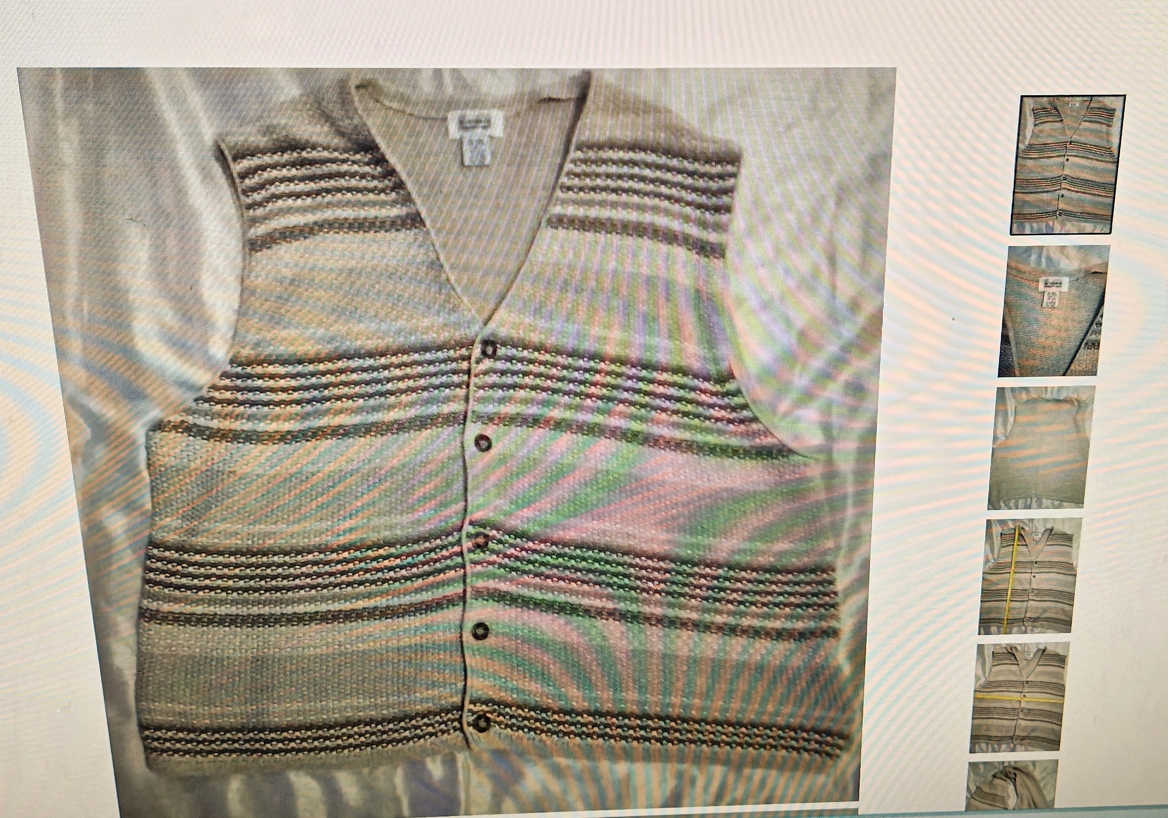 Sostanza men's sweater vest size XL brown/tan ramie/cotton fisherman work wear
