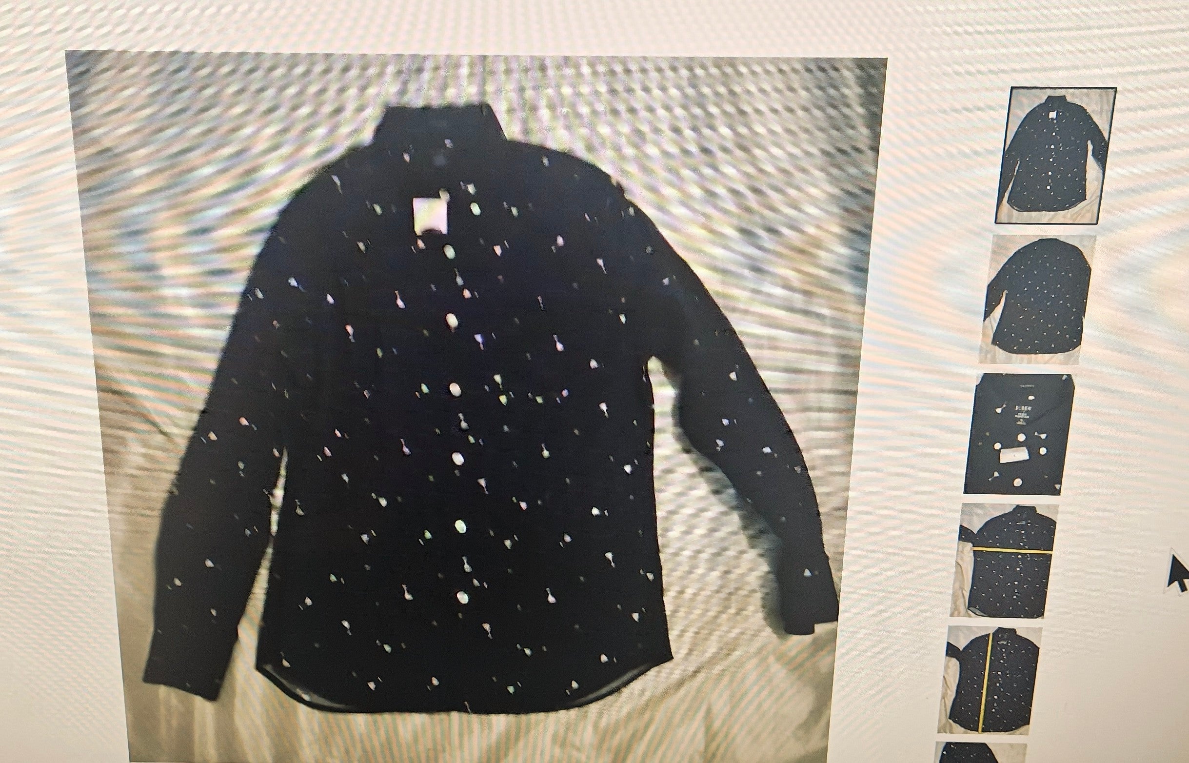 New with tag J crew men's collared shirt long sleeves navy size M