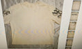 Boohoo Man men's short sleeves t-shirt cream with black marking size L
