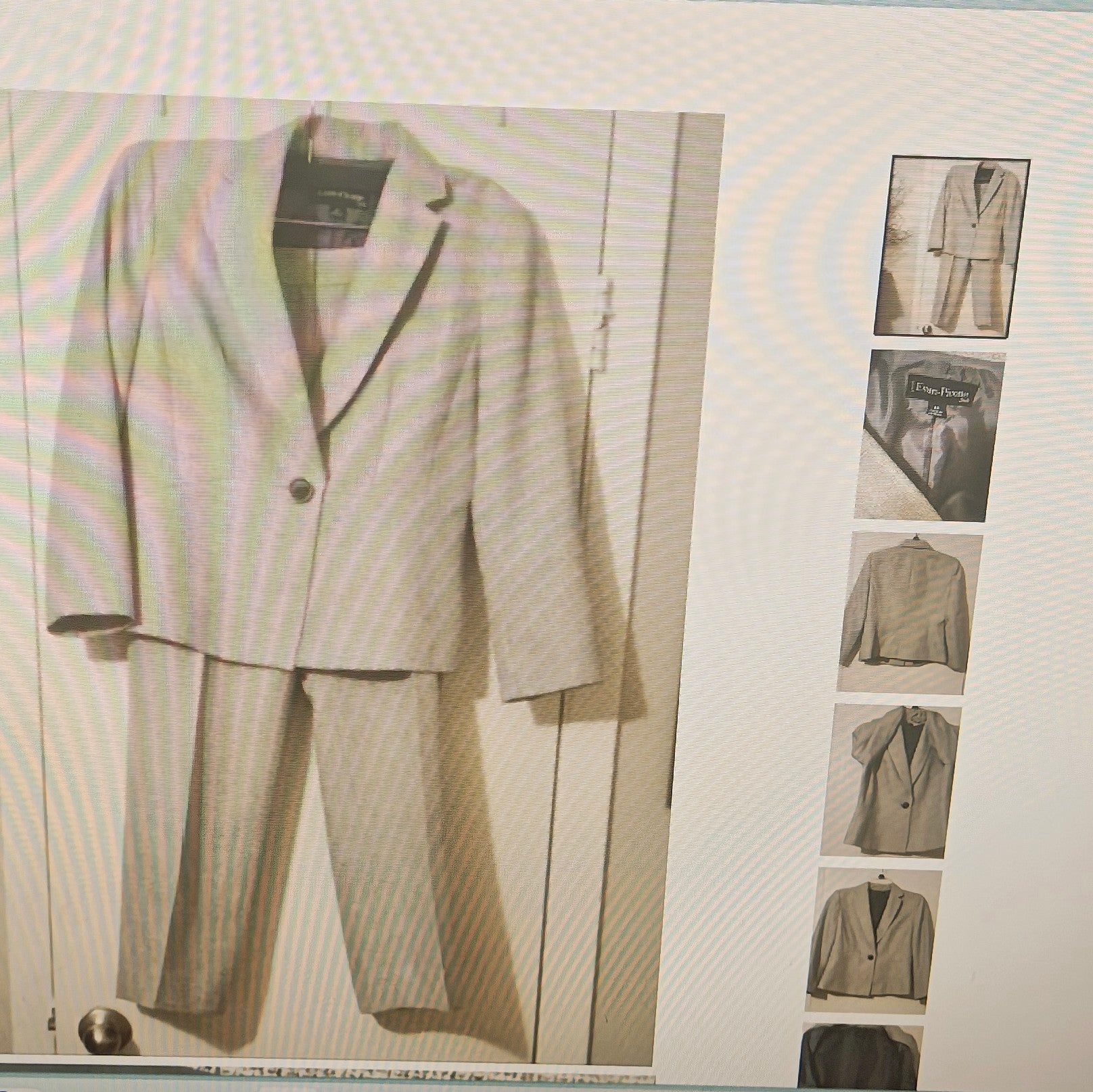 Evan Picone Light Gray Suit
size 6P