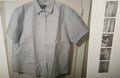 Lands' End men's shirt XL(18-20) blue short sleeves button down work party wear
