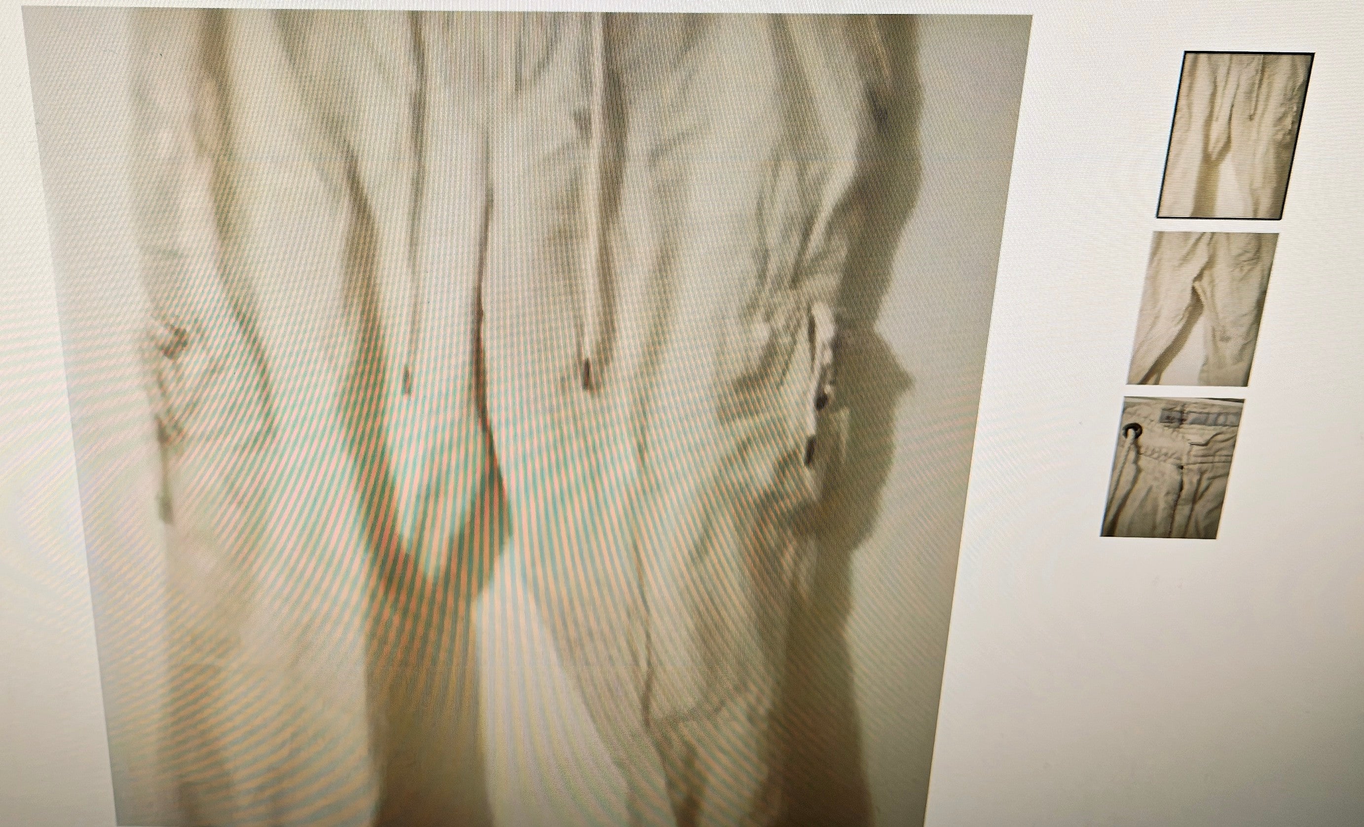 Old Navy women's cargo capri cream drawstring belt size M casualwear
