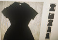 Time And Tru women's black dress pullover short sleeves size XXL(20) rayon
