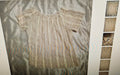 Selene Sport women's cream top size M short sleeves ruffle neck boho grunge
