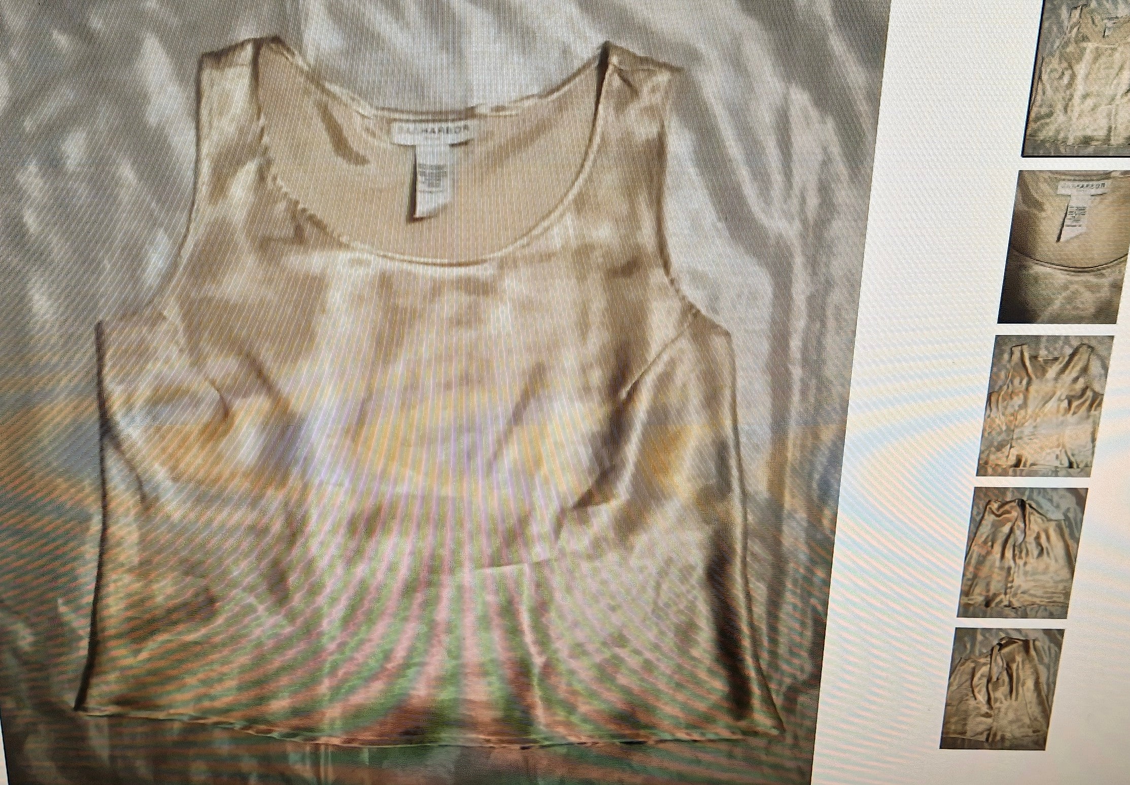 Sagharbor Dress women's tank top tan satin size 14
