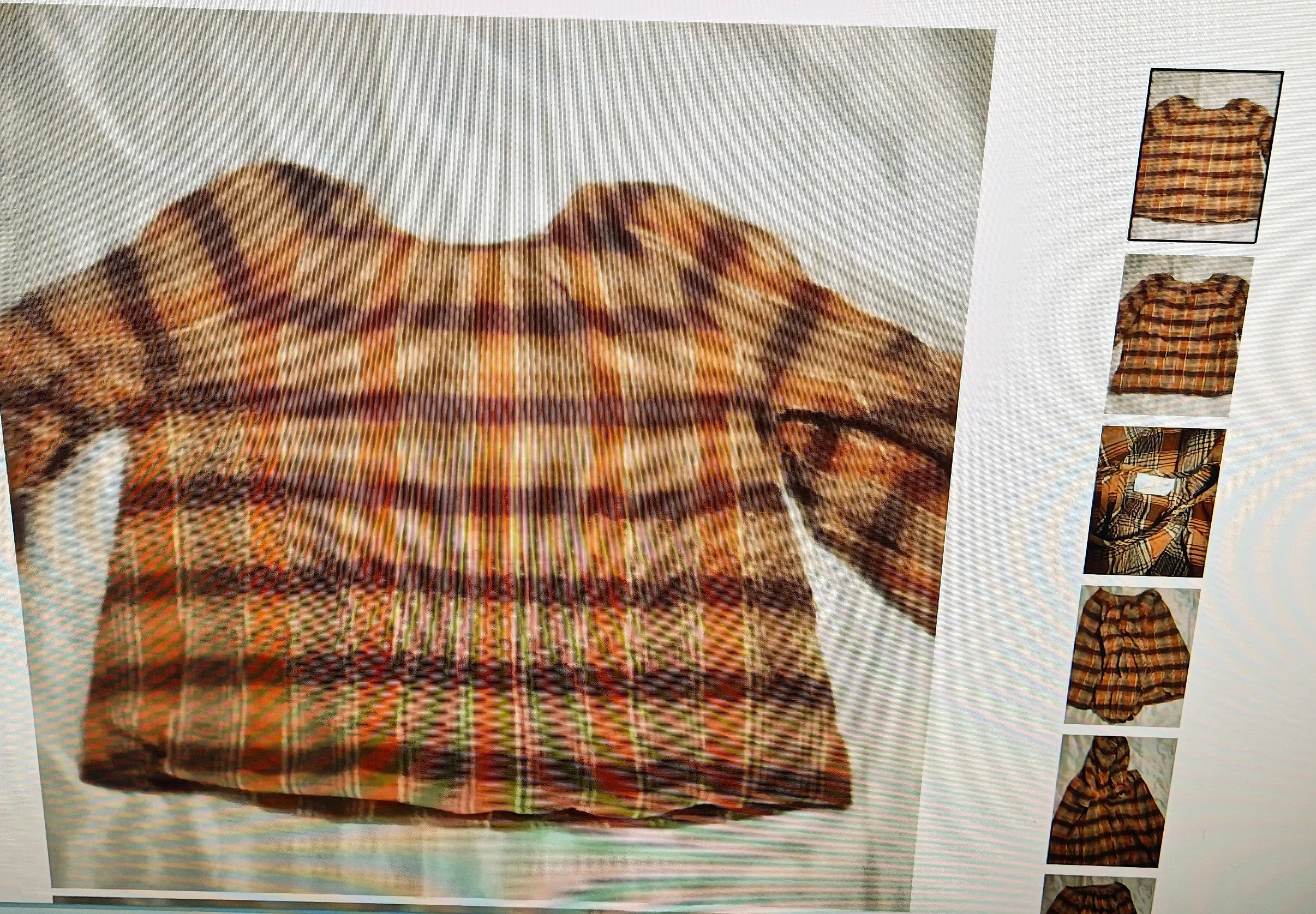 Universal Thread Goods Co women's top size L brown/tan long sleeves
