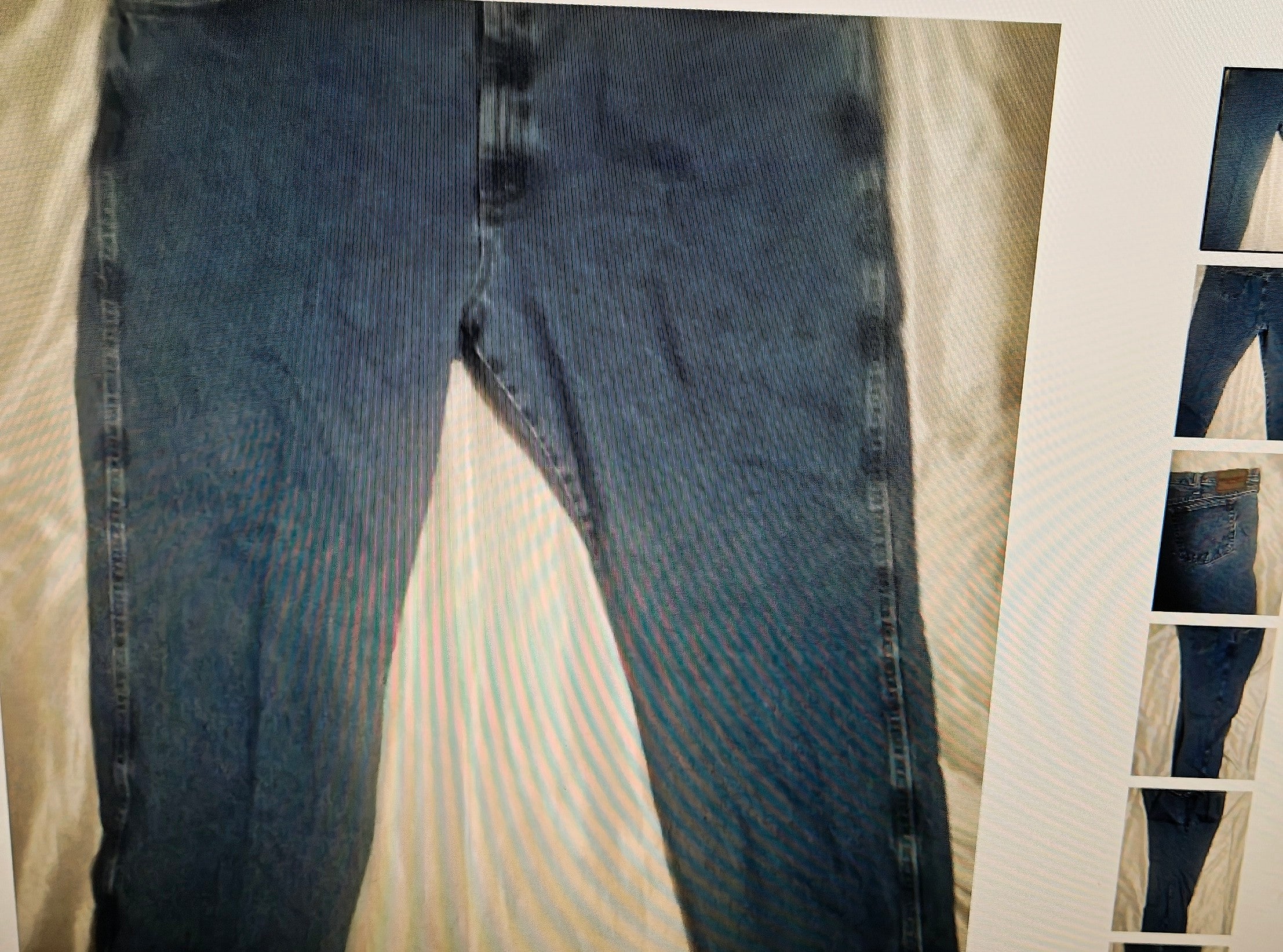 Wrangler Rugged Wear men's blue suspenders buttons jeans size 52x30 cotton
