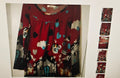 Vintage Bonnie Jean Red and Black Festive Sweater
