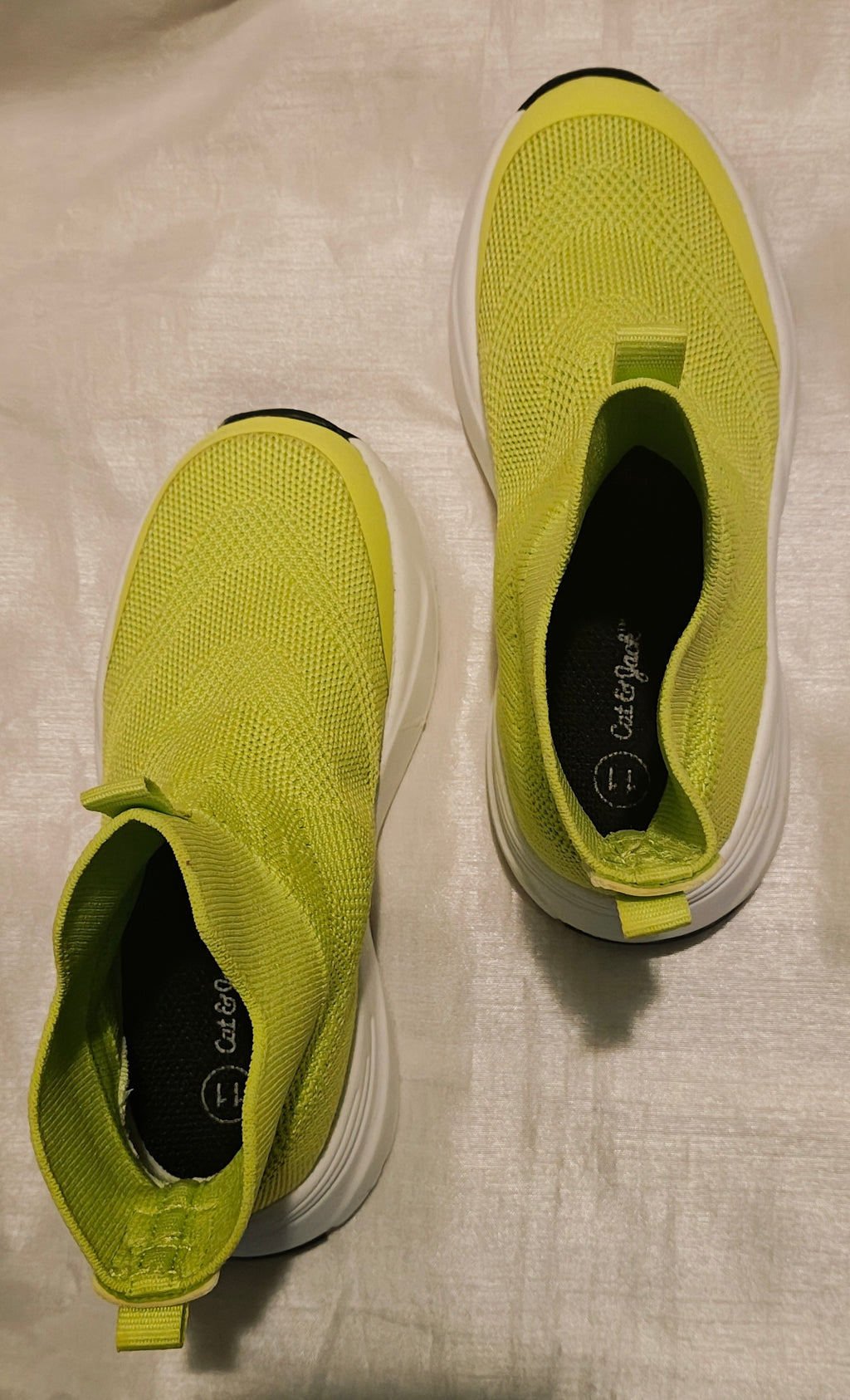 Cat & Jack Toddler Ari Sneakers Size 11 Lime Green